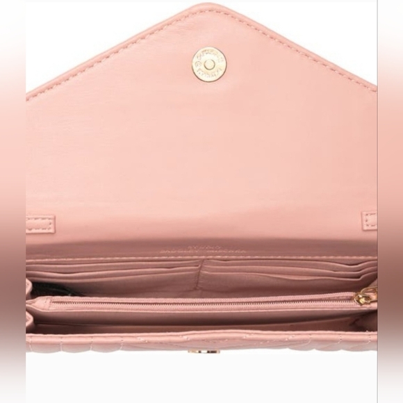 NWT Badgley Mischka Pink Quilted Bag - Picture 8 of 9